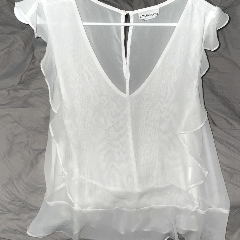 Perfect condition Lightly worn white blouse